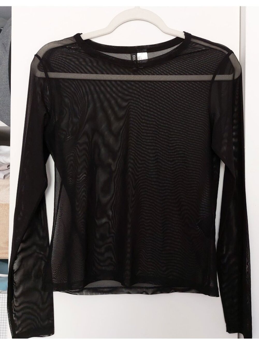 NWOT H&M Divided Sheer Long Sleeve Top